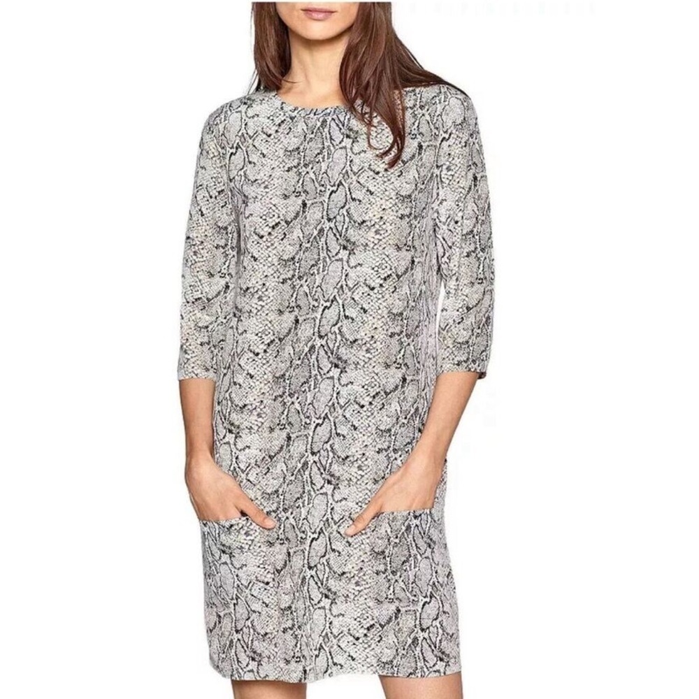 Equipment Femme Womens Aubrey Ivory Silk Keyhole Mini Shift Dress Size Small